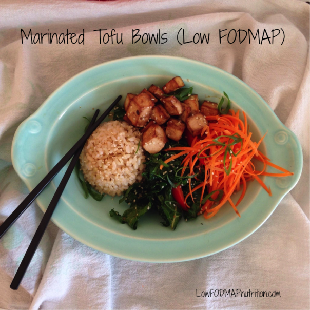 Marintated Tofu Bowls